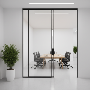 Glass partitions